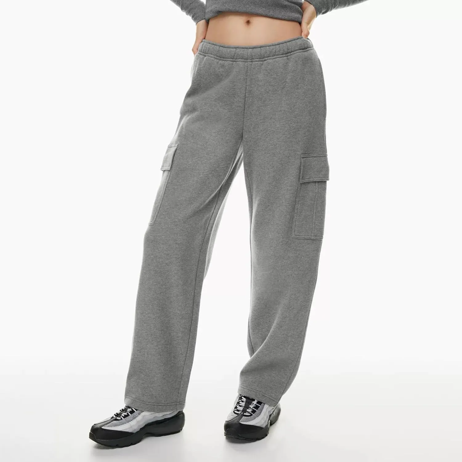 Womens High Waisted Joggers with Pockets Baggy Cinch Bottom Sweatpants 2024 Trendy Drawstring Joggers Clothes Outfits