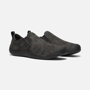 Women's Howser Canvas Slip On In Black Refined Edge slim fit