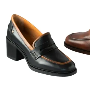 Women's Huesca Loafers In Black Clean Path Lane