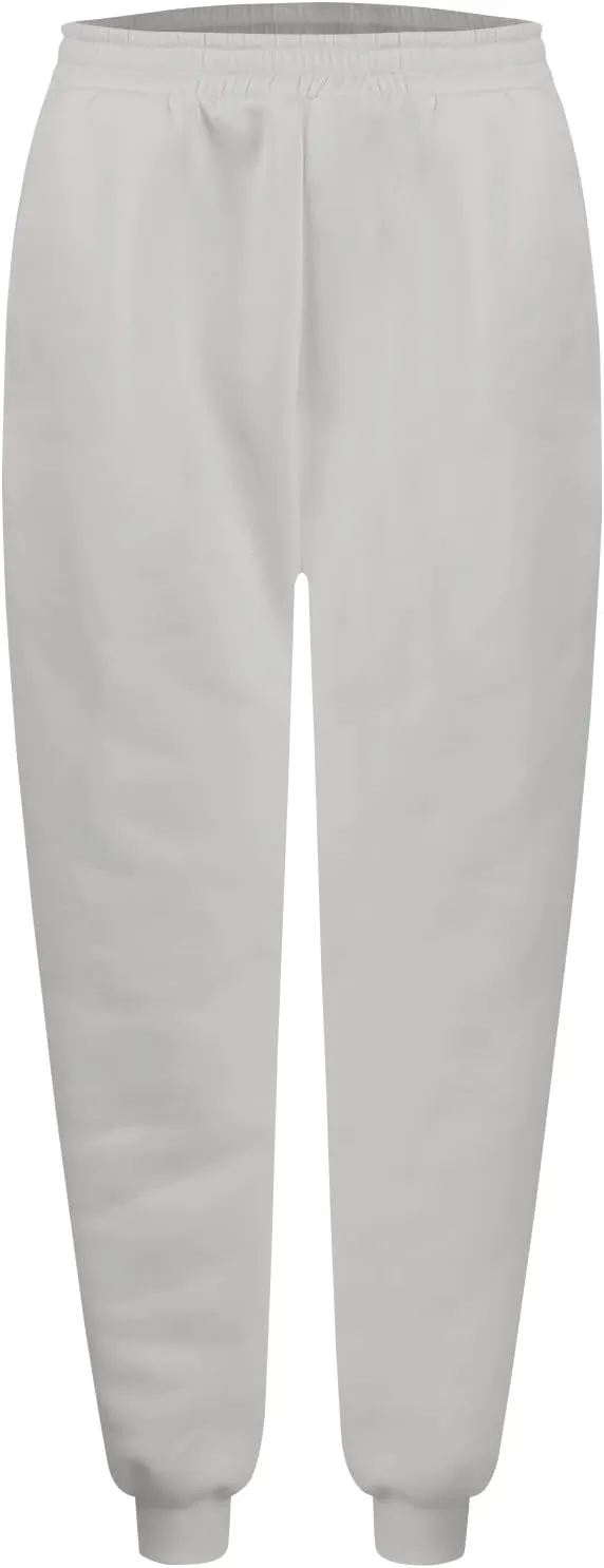 Womens Joggers with Pockets Baggy Fleece Lounge Pants Elastic High Waisted Jogger Pants Tapered Pull on Sweatpants