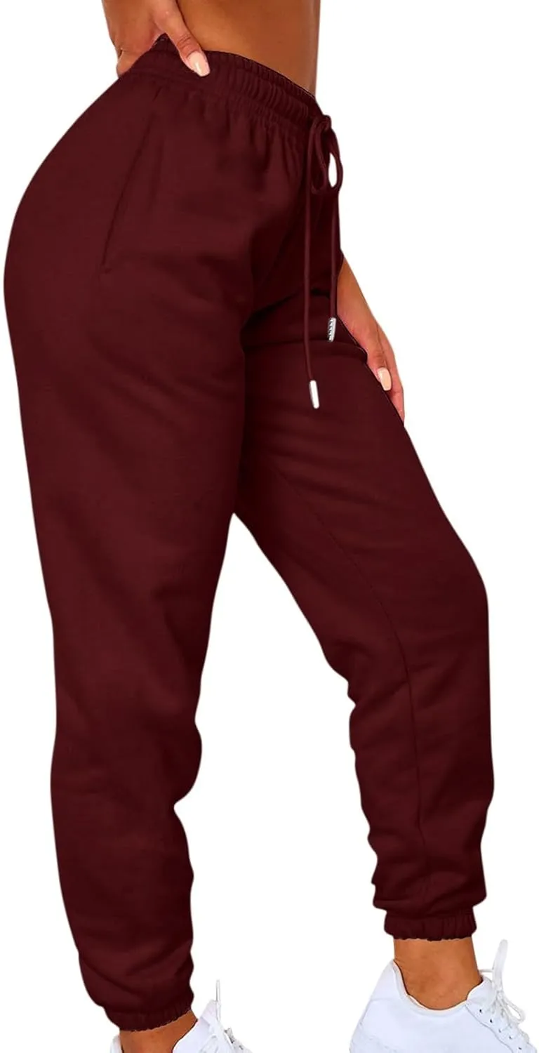 Womens Joggers with Pockets High Waisted Lightweight Workout Travel Casual Outdoor Running Athletic Track Hiking Pants