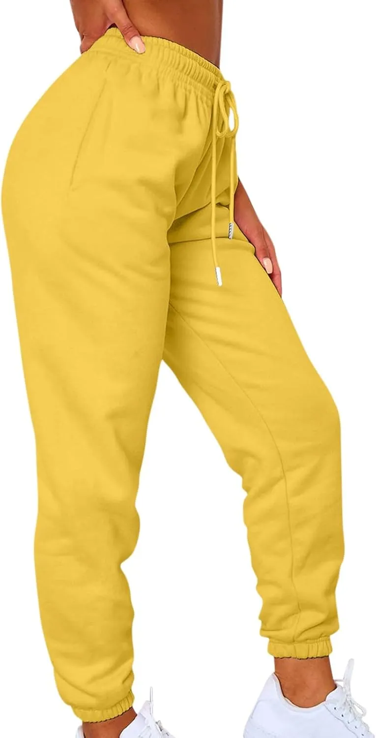 Womens Joggers with Pockets High Waisted Lightweight Workout Travel Casual Outdoor Running Athletic Track Hiking Pants