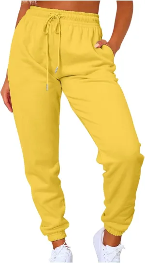 Womens Joggers with Pockets High Waisted Lightweight Workout Travel Casual Outdoor Running Athletic Track Hiking Pants