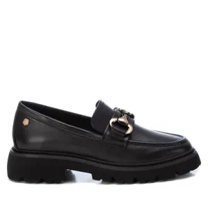 Quiet Lane Women's Leather Moccasins In Black