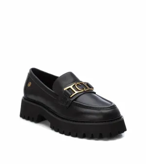 Light Move Women's Leather Moccasins In Black