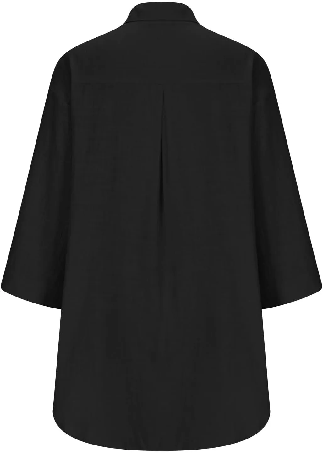 Womens Linen Button Down Shirts Business Casual Shirts Plus Size Lapel Collar Shirt Dressy Loose Fitting Tops Blouse