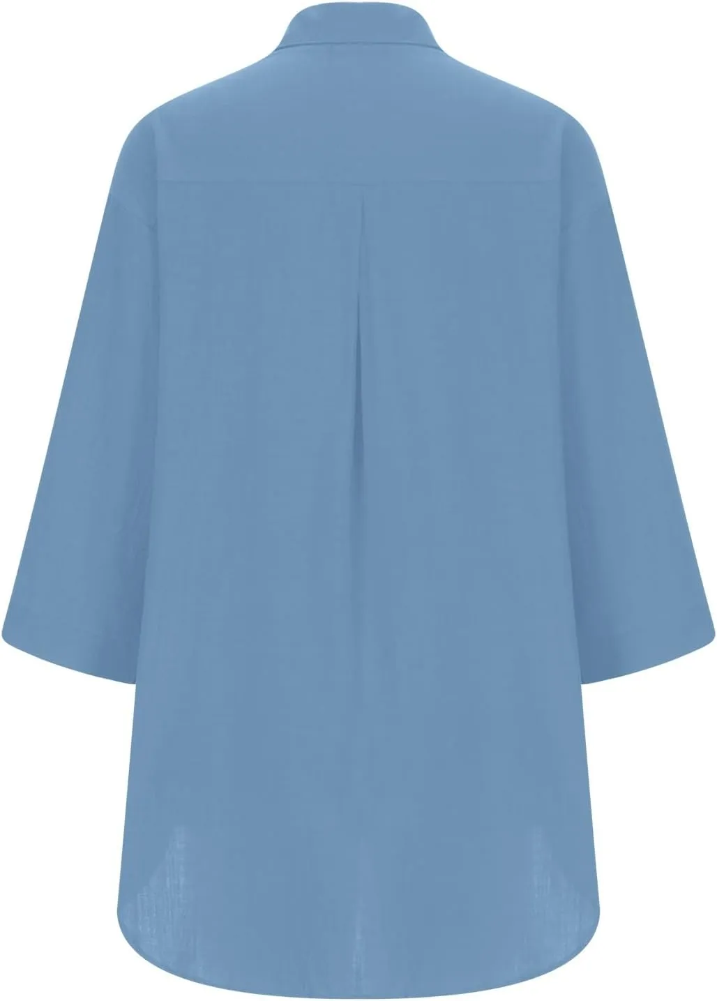 Womens Linen Button Down Shirts Business Casual Shirts Plus Size Lapel Collar Shirt Dressy Loose Fitting Tops Blouse