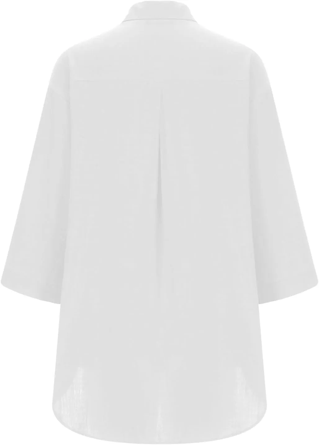 Womens Linen Button Down Shirts Business Casual Shirts Plus Size Lapel Collar Shirt Dressy Loose Fitting Tops Blouse