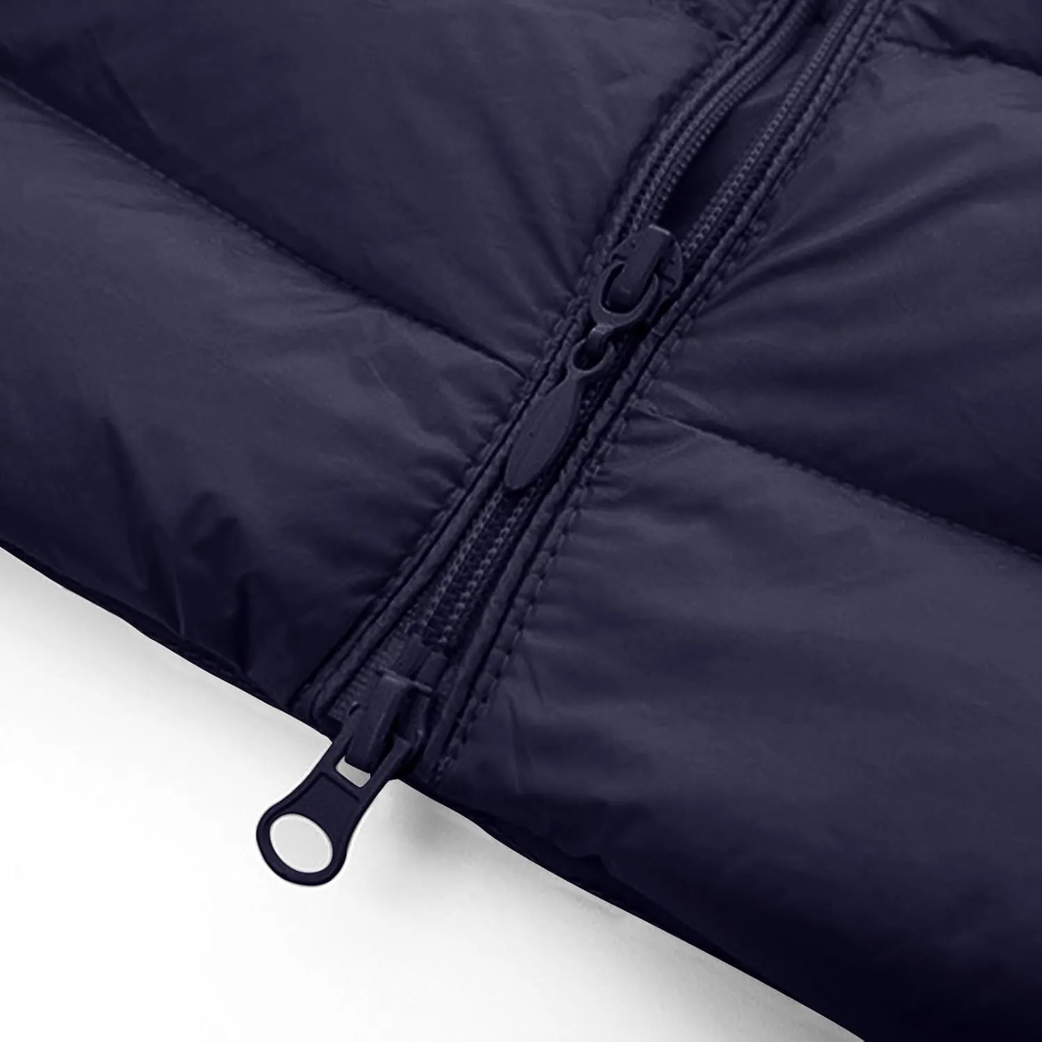 Women's Long Winter Puffer Coats Oversized Lightweight Quilted Jackets Comfy Zip Up Windproof Down Coats Parka Jacket
