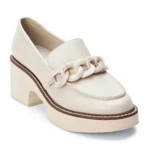 Preppy Mood Women's Louie Platform Loafer In Bone