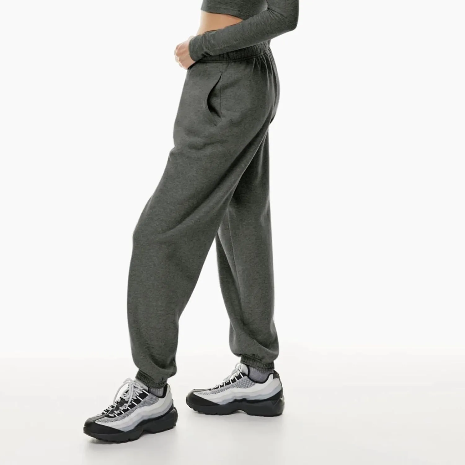 Womens Lounge Baggy Bottom Sweatpants Joggers High Waist Pants Heart Print Joggers Fashion Outfits Y2k Clothes 2024