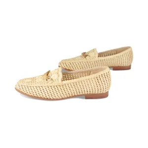 Women's Lowell Loafer In Natural Leather Breathable fabric