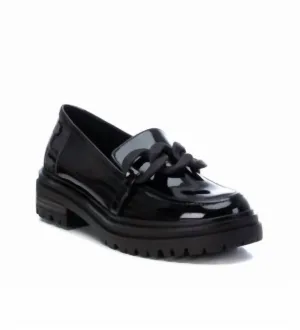 Flight Day Simple Style Women's Moccasins In Black