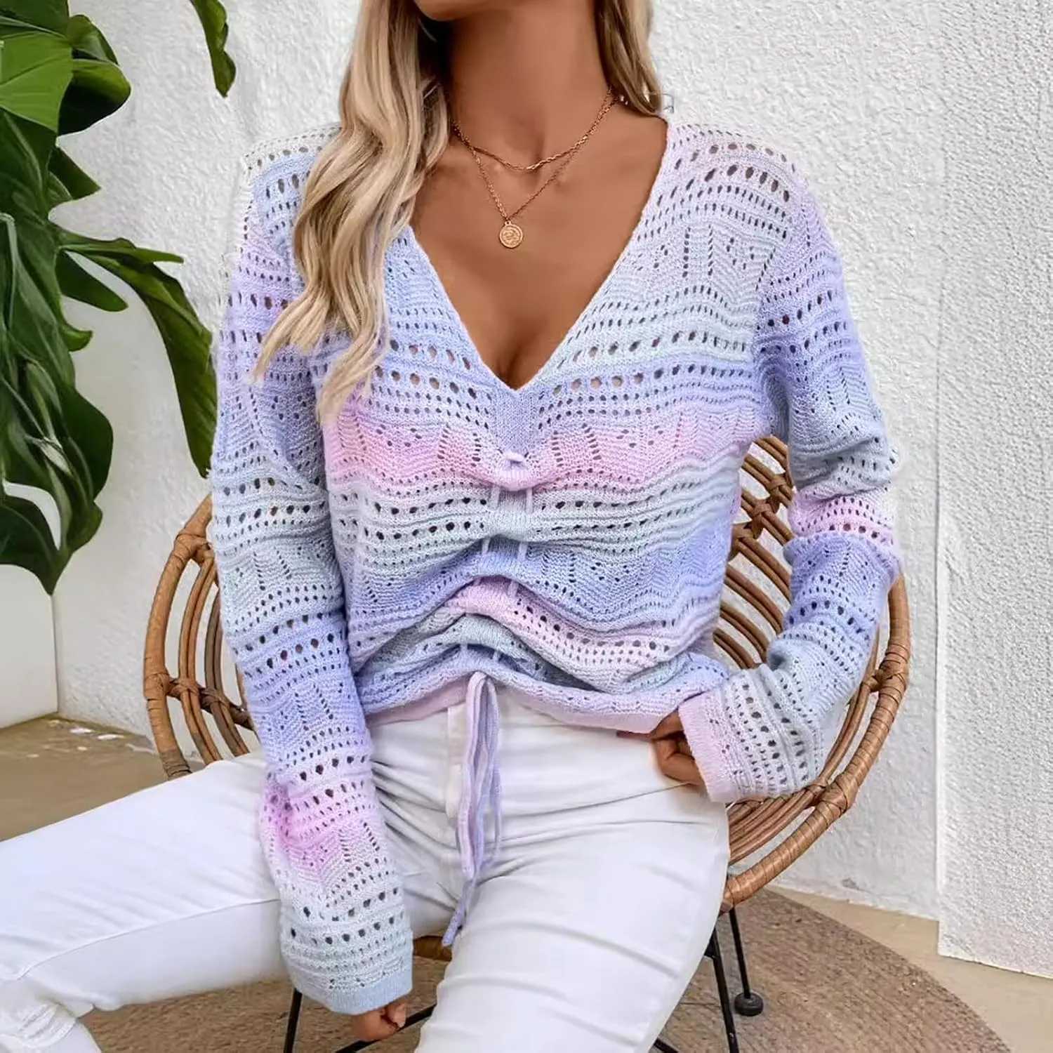 Womens Oversized Sweater Off Shoulder Sweaters for Women Womens Fall Sweaters 2024 Lounge Pullover Sweaters for Women