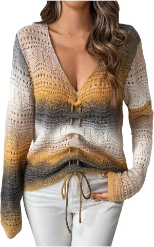 Womens Oversized Sweater Off Shoulder Sweaters for Women Womens Fall Sweaters 2024 Lounge Pullover Sweaters for Women