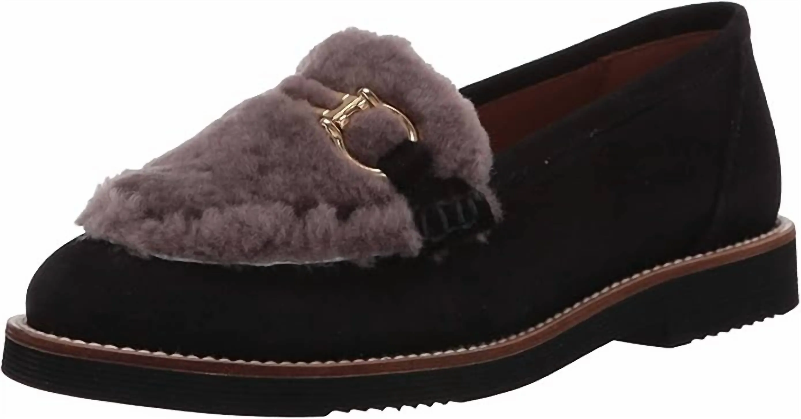 Women's Pascale Too Loafer In Black/grey Grippy Outsole Versatile Design