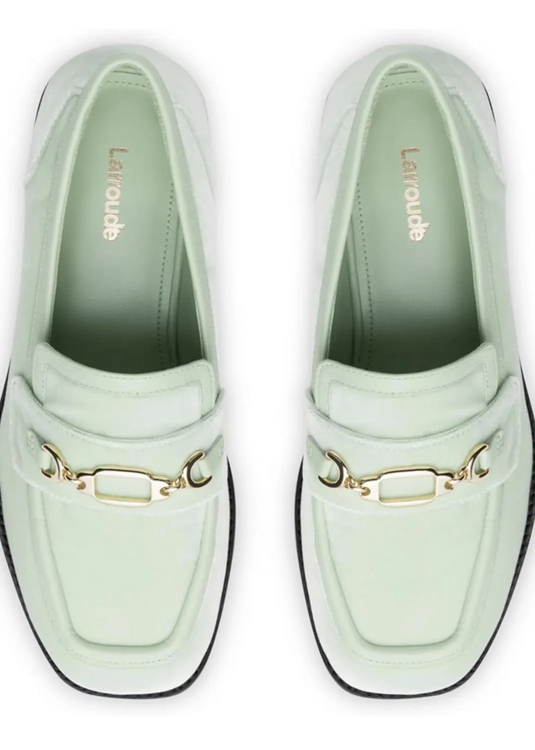 Forest Path Waxed Laces Women's Patricia Loafer Shoes In Mint