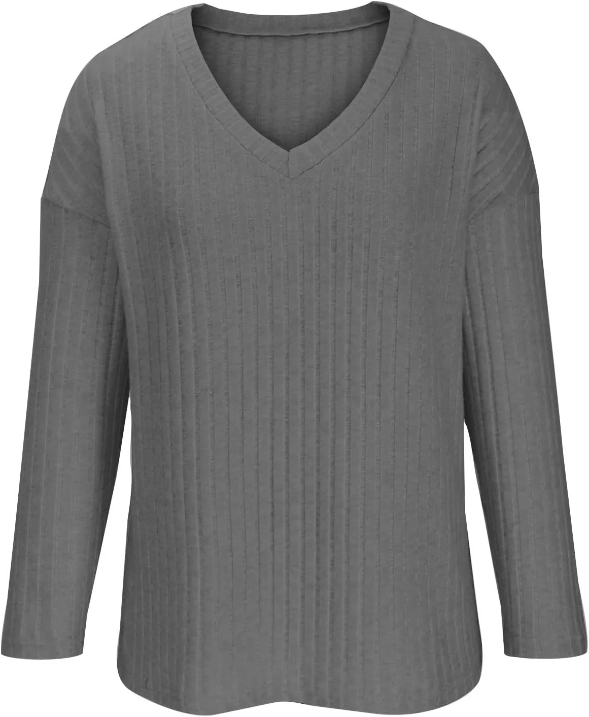 Womens Ribbed Knit Sweater Sets 2 Piece Outfits Lounge Sets Winter Cozy Fuzzy Warm Pajamas Loose Fit Sweater and Pant
