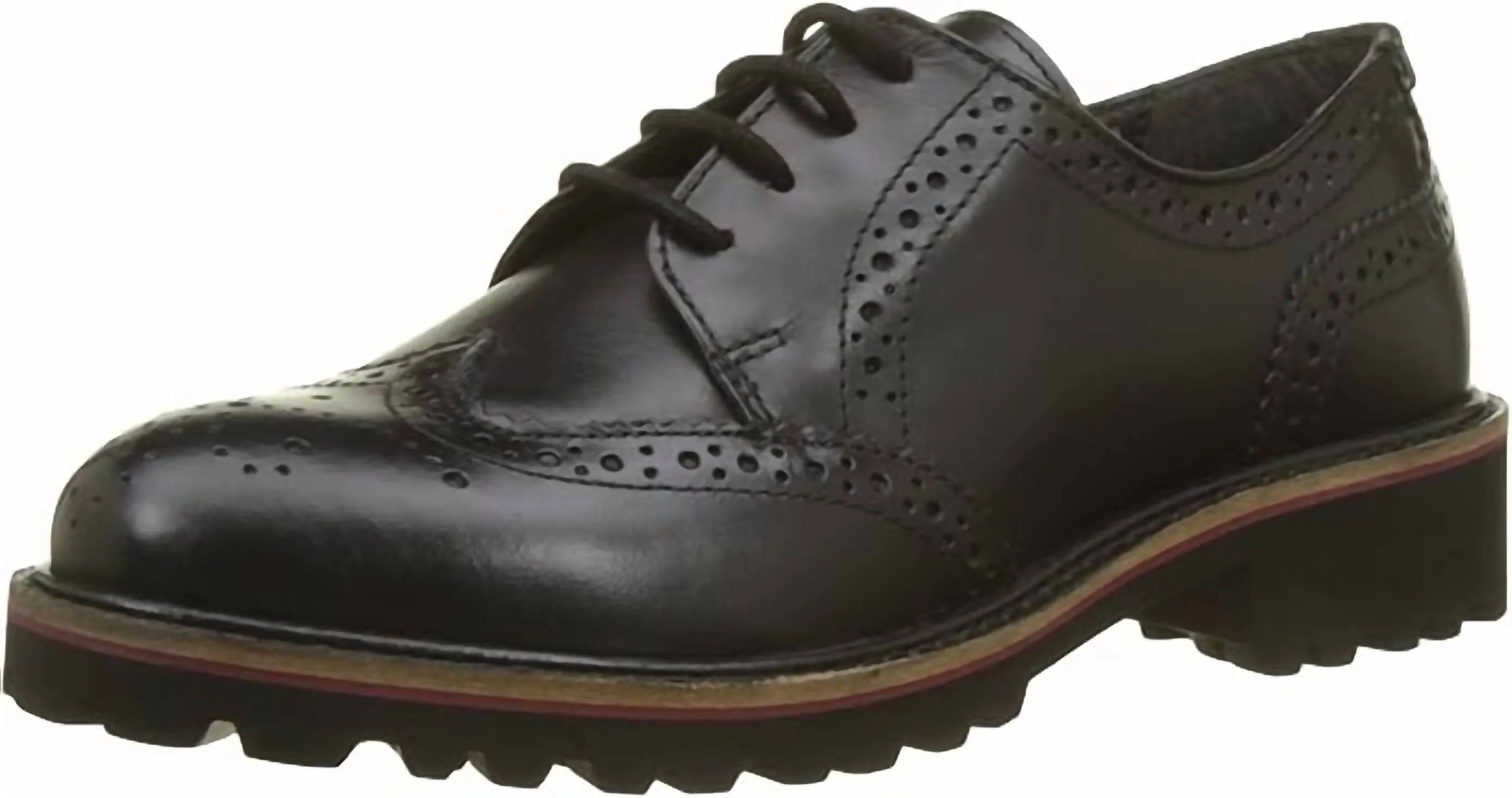 Women's Rony Derby Shoes In Noir Open Steps Flat Ease