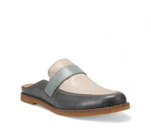Women's Royal Slip On Loafer - Medium Width In Steel/taupe Multi Firm Steps Two-Tone Design