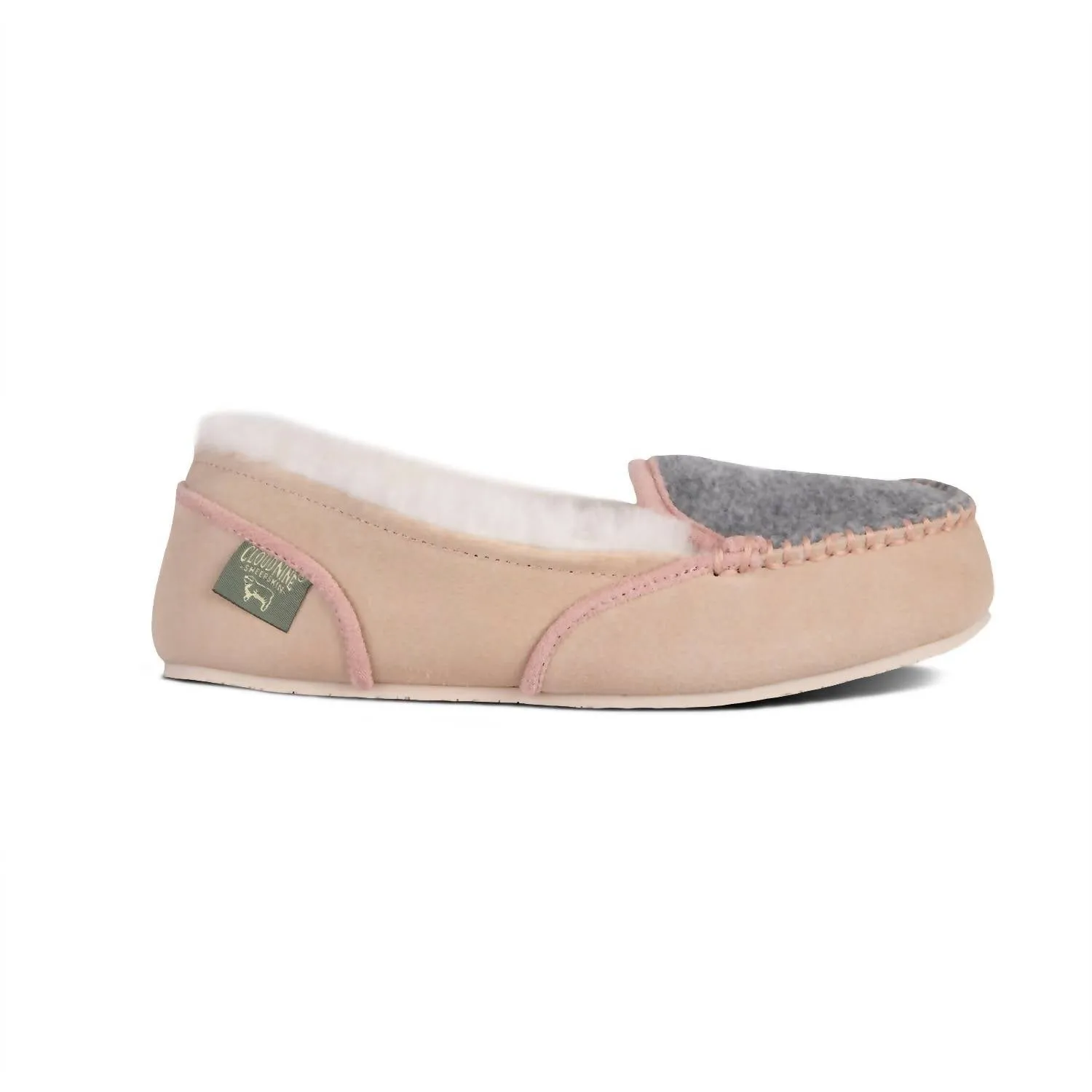 All Hold Women's Savannah Moc In Sand/grey