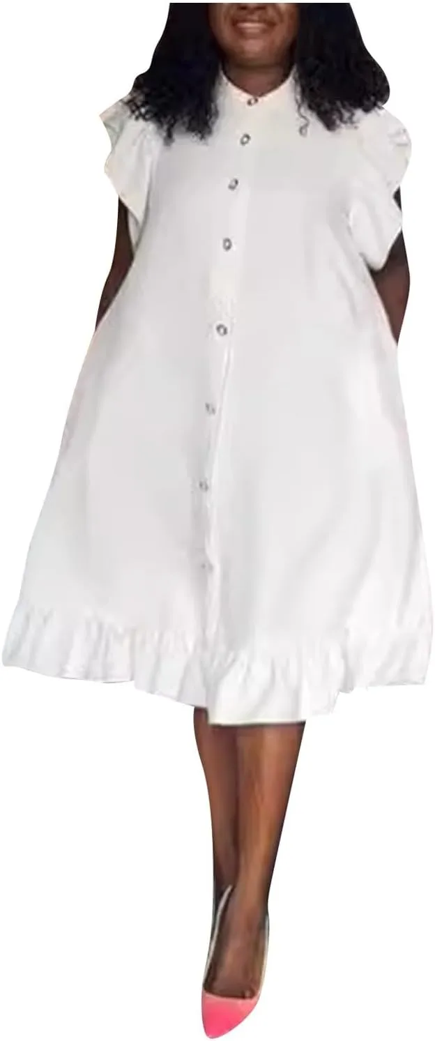 Womens Solid Round Neck Long Sleeved Patchwork Long Skirt Is Fashionable and Comfortable Ladies T Shirt Dresses