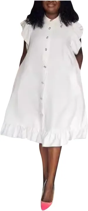 Womens Solid Round Neck Long Sleeved Patchwork Long Skirt Is Fashionable and Comfortable Ladies T Shirt Dresses
