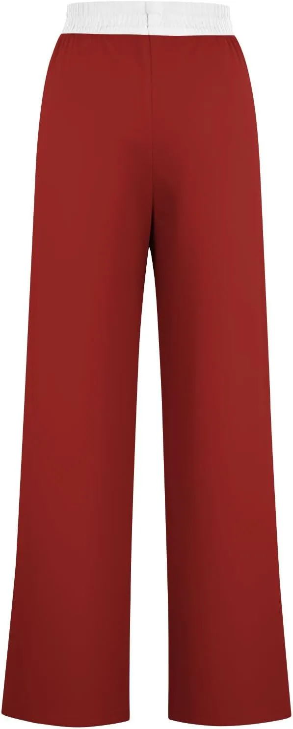 Womens Straight Leg Sweatpants Fall Plus Size Wide Leg Lounge Pants Terndy Fall Fashion Sweatpants with Pockets