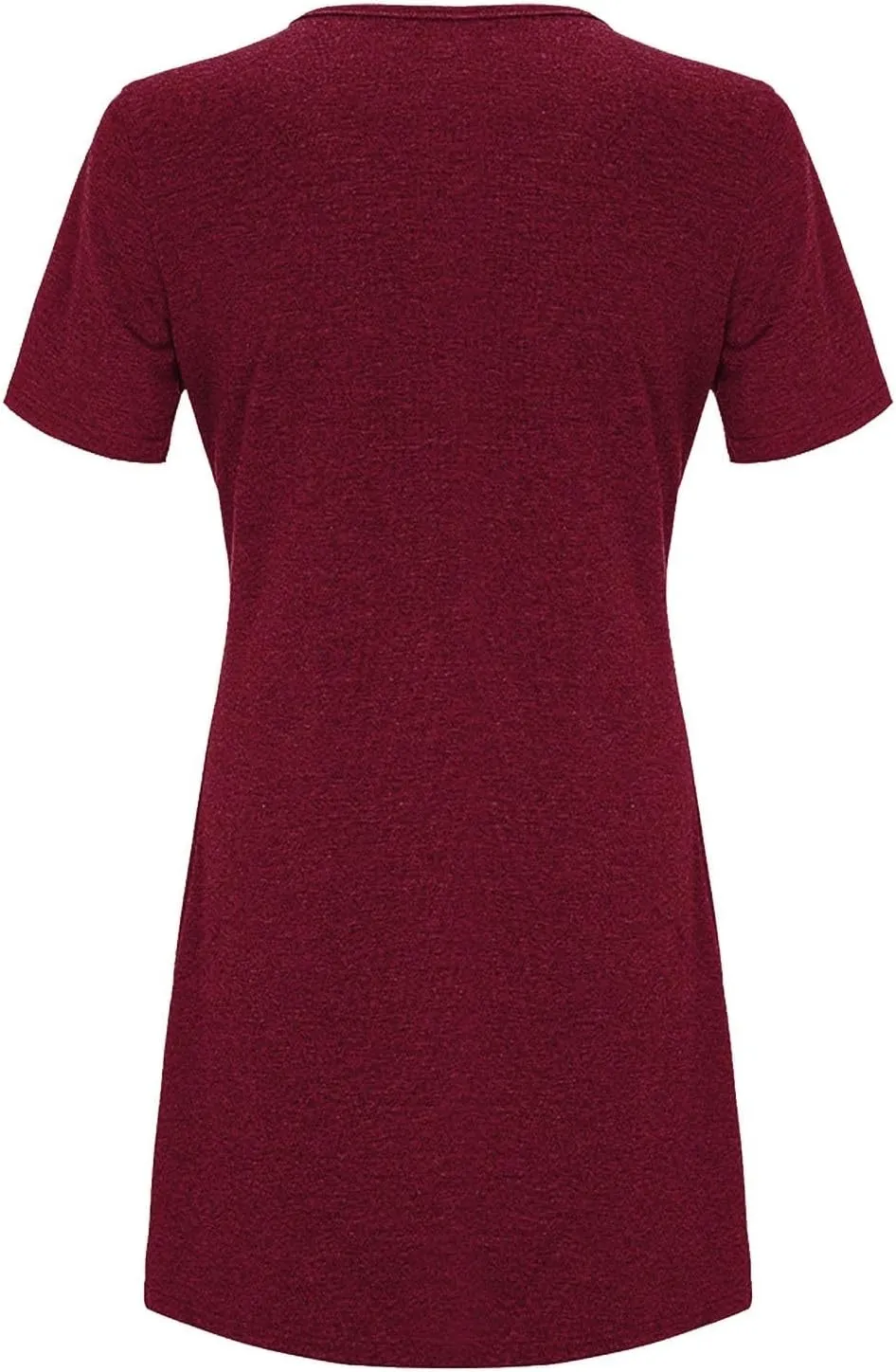 Womens Summer Dresses Solid Short Sleeve Loose Coverup Mini Shirt Dresses Pretty Garden Skirt for Women 2025 Clothes