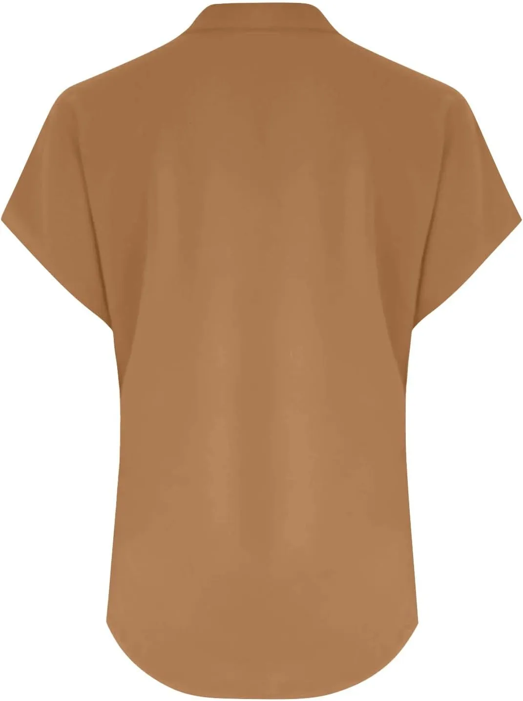 Women's Summer Linen Blouse - Non-See Through Button-Up Tank, Wrinkle Resistant