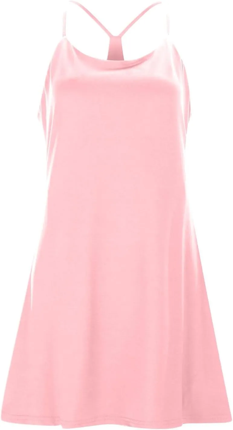 Womens Summer Tennis Dress Loose Square Neck Sleeveless Dress Fashion Casual Fit Flowy Skirt Travel Vacation Outfits