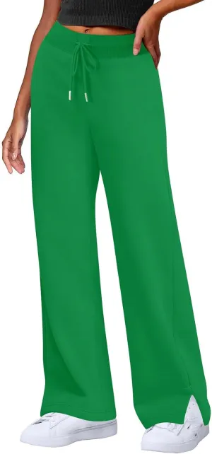 Womens Sweatpants Baggy Comfy Lounge Pants Joggers Workout Casual Fall Fashion 2024 Wide Leg Lounge with Pockets