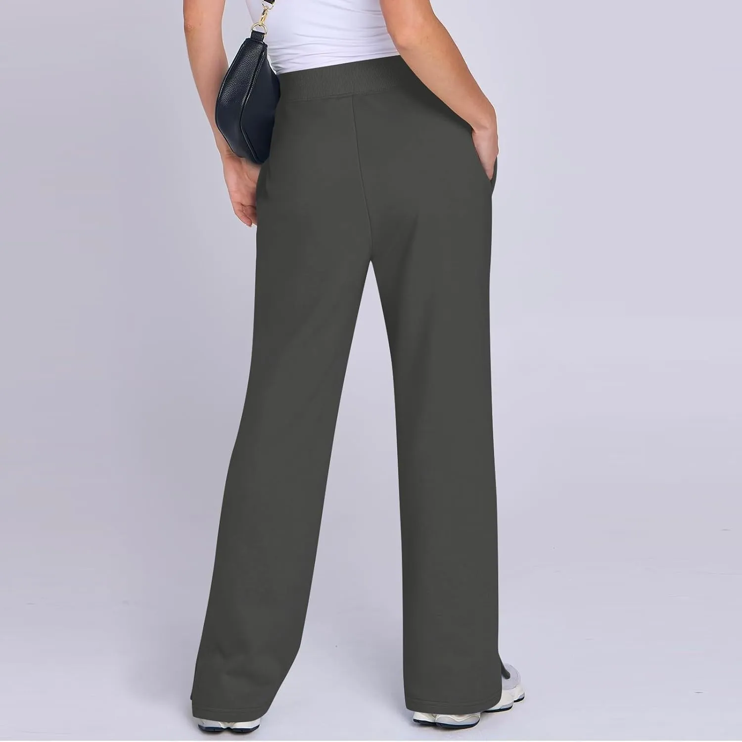 Womens Sweatpants Baggy Comfy Lounge Pants Joggers Workout Casual Fall Fashion 2024 Wide Leg Lounge with Pockets