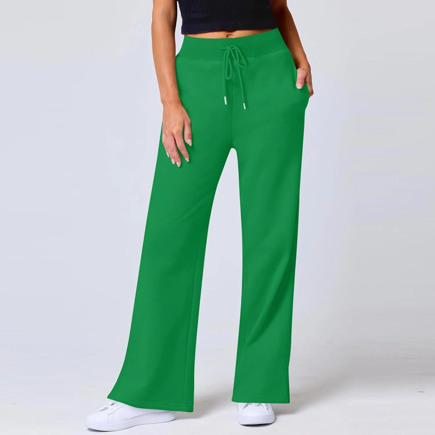 Womens Sweatpants Baggy Comfy Lounge Pants Joggers Workout Casual Fall Fashion 2024 Wide Leg Lounge with Pockets