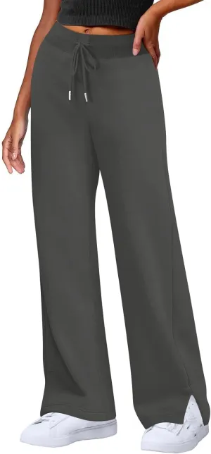 Womens Sweatpants Baggy Comfy Lounge Pants Joggers Workout Casual Fall Fashion 2024 Wide Leg Lounge with Pockets
