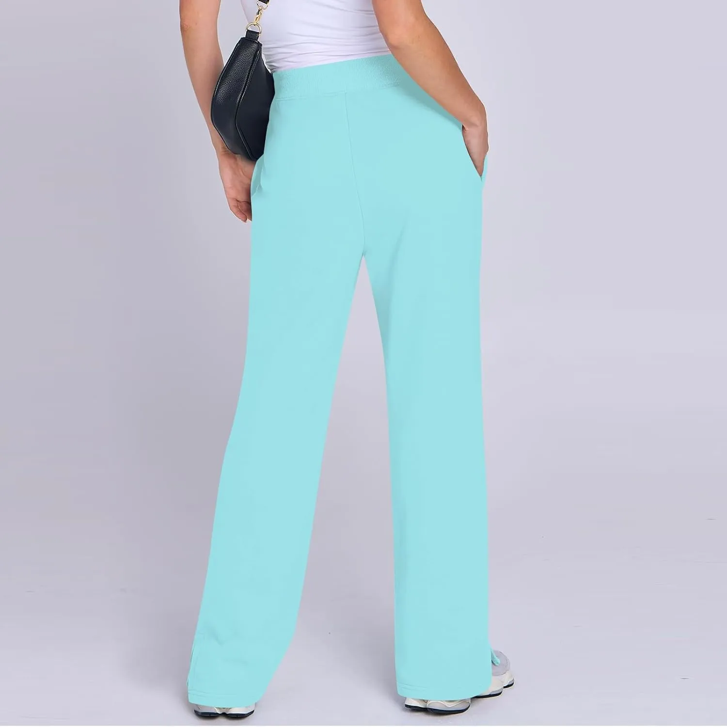 Womens Sweatpants Baggy Comfy Lounge Pants Joggers Workout Casual Fall Fashion 2024 Wide Leg Lounge with Pockets