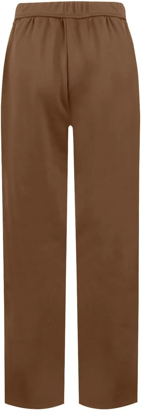 Womens Sweatpants High Waisted Baggy Elastic Waist Drawstring Straight Leg Pants Lounge Baggy Joggers with Pockets