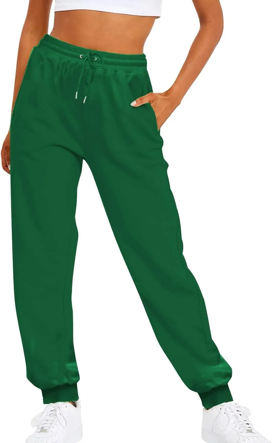 Womens Sweatpants Loose Drawstring Joggers Pants Pockets Workout Casual Comfy Lounge Baggy High Waist Lounge Joggers