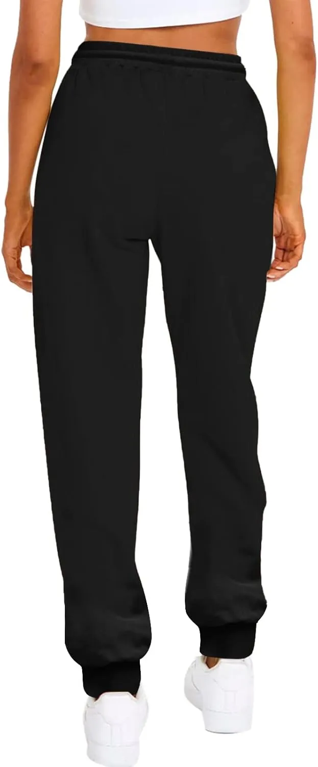 Womens Sweatpants Loose Drawstring Joggers Pants Pockets Workout Casual Comfy Lounge Baggy High Waist Lounge Joggers