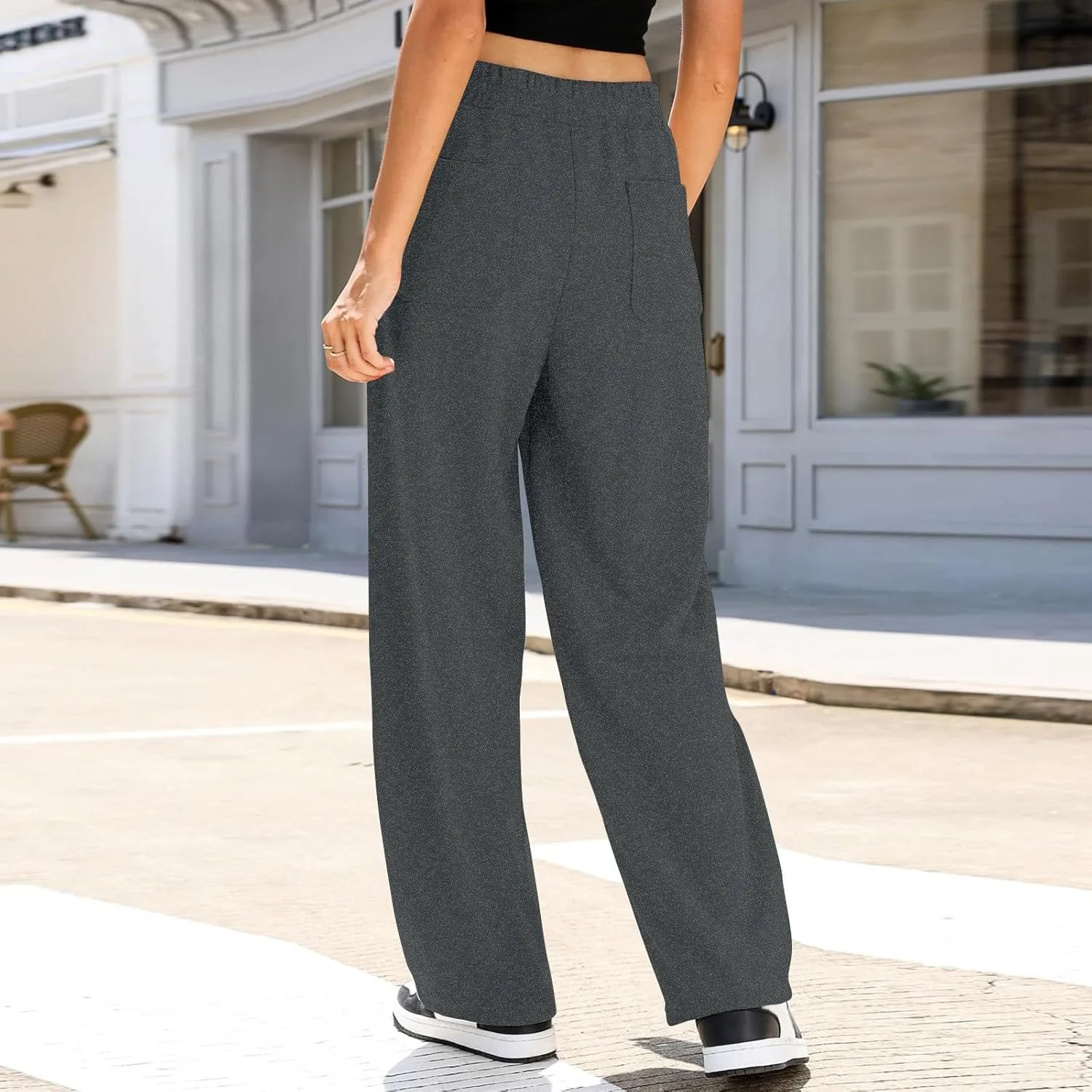 Womens Sweatpants with Pockets Lightweight Pants Cute y2k Clothing Jogger Casual Comfy Running Workout Lounge Plus