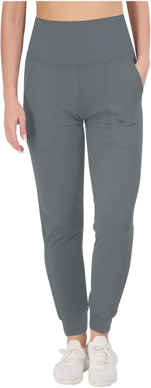 Womens Thick Jogger Pants Fleece Lined Warm Sweatpants Winter High Waisted Thermal Hiking Pants Sport Lounge Pants