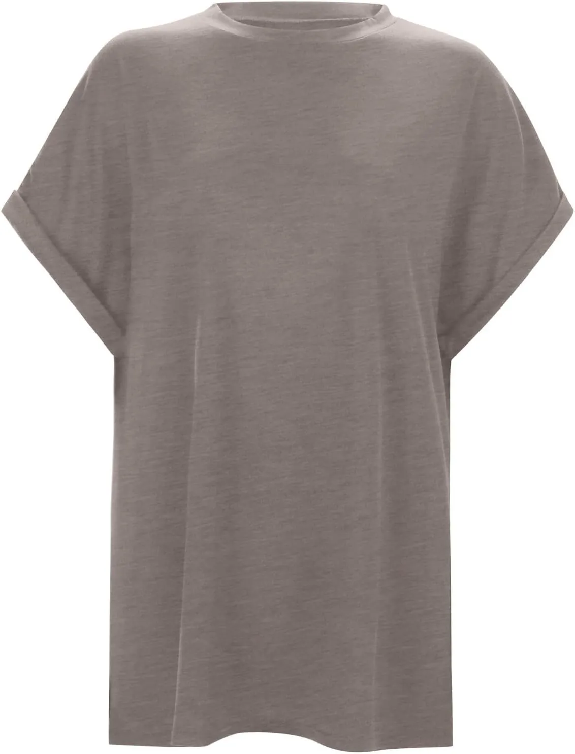 Womens Tops Oversized Loose Fit Short Sleeve Crewneck T Shirts Summer Casual 2025 Trendy Tees