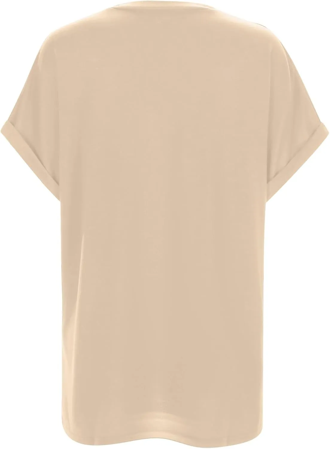 Womens Tops Oversized Loose Fit Short Sleeve Crewneck T Shirts Summer Casual 2025 Trendy Tees