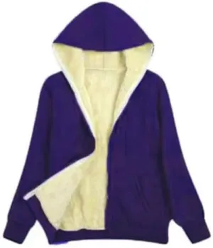 Women's Winter Zipper Hoodies Pullover Sherpa Fleece Warm Heavyweight Sweatshirt