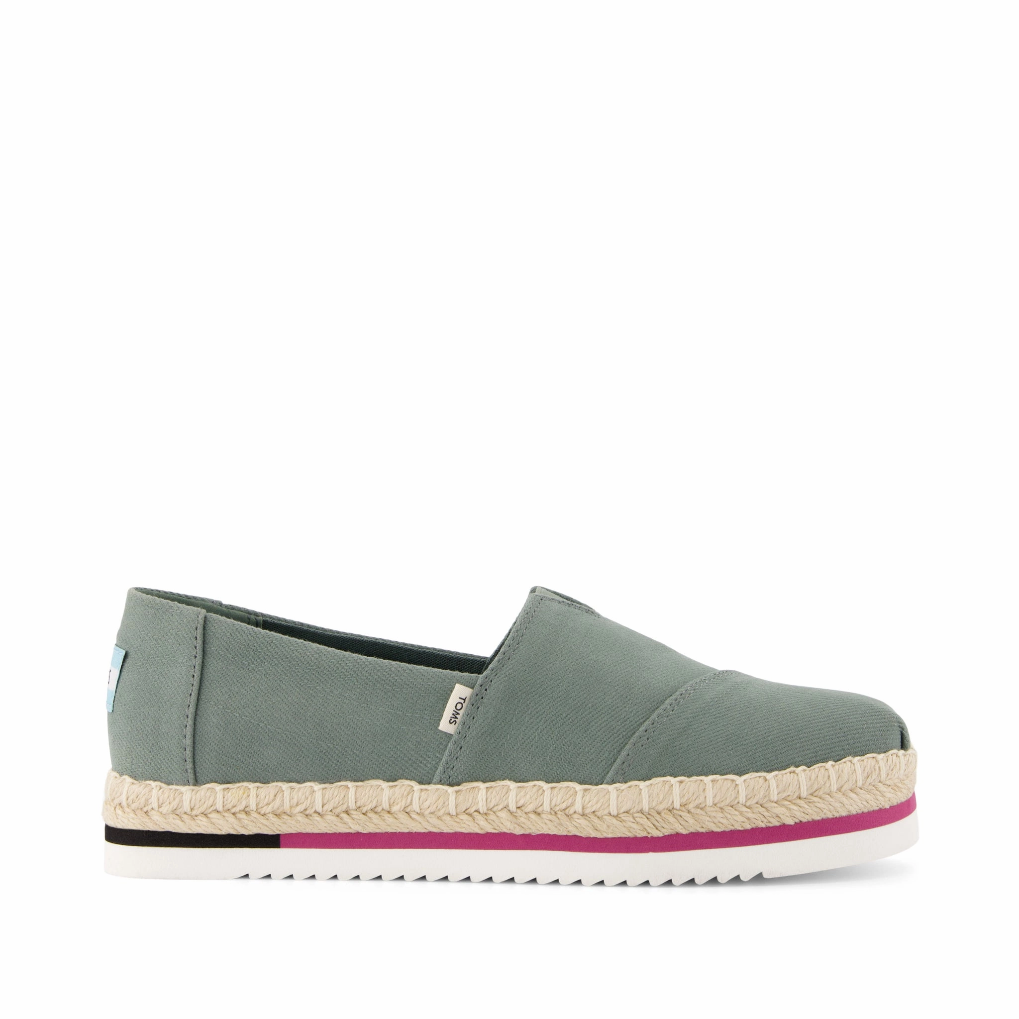 Womens Alp Platform Rope Olive Espadrille Season Proof