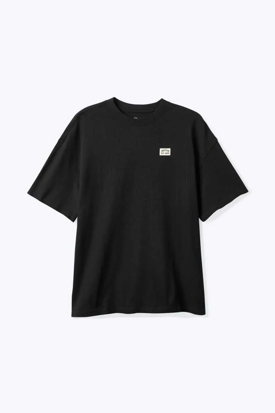 High-End Quality Woodburn Heavyweight Relaxed T-shirt - Black Classic Wash
