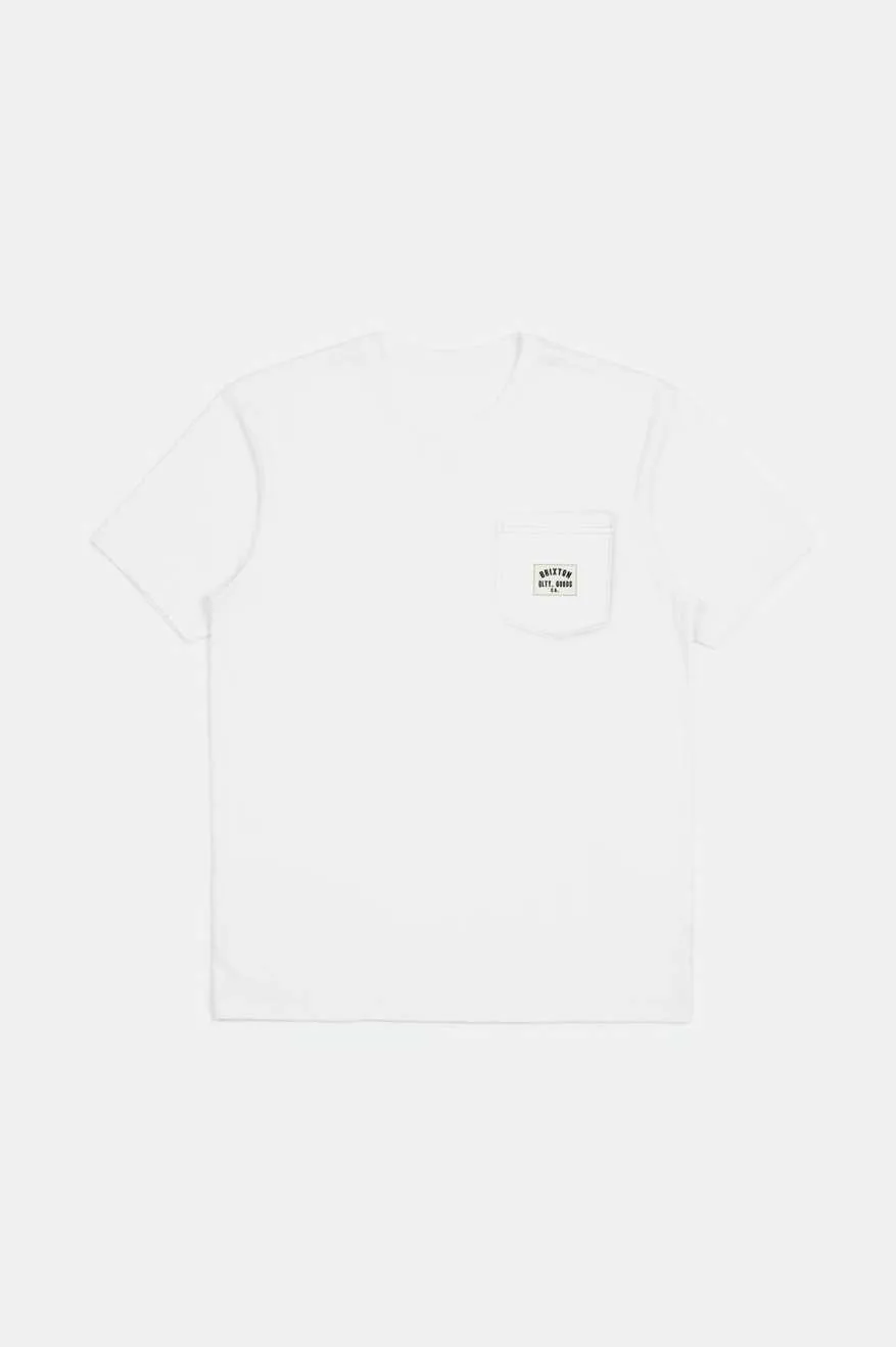 Neutral Color Woodburn S/S Tailored Pocket T-Shirt - White