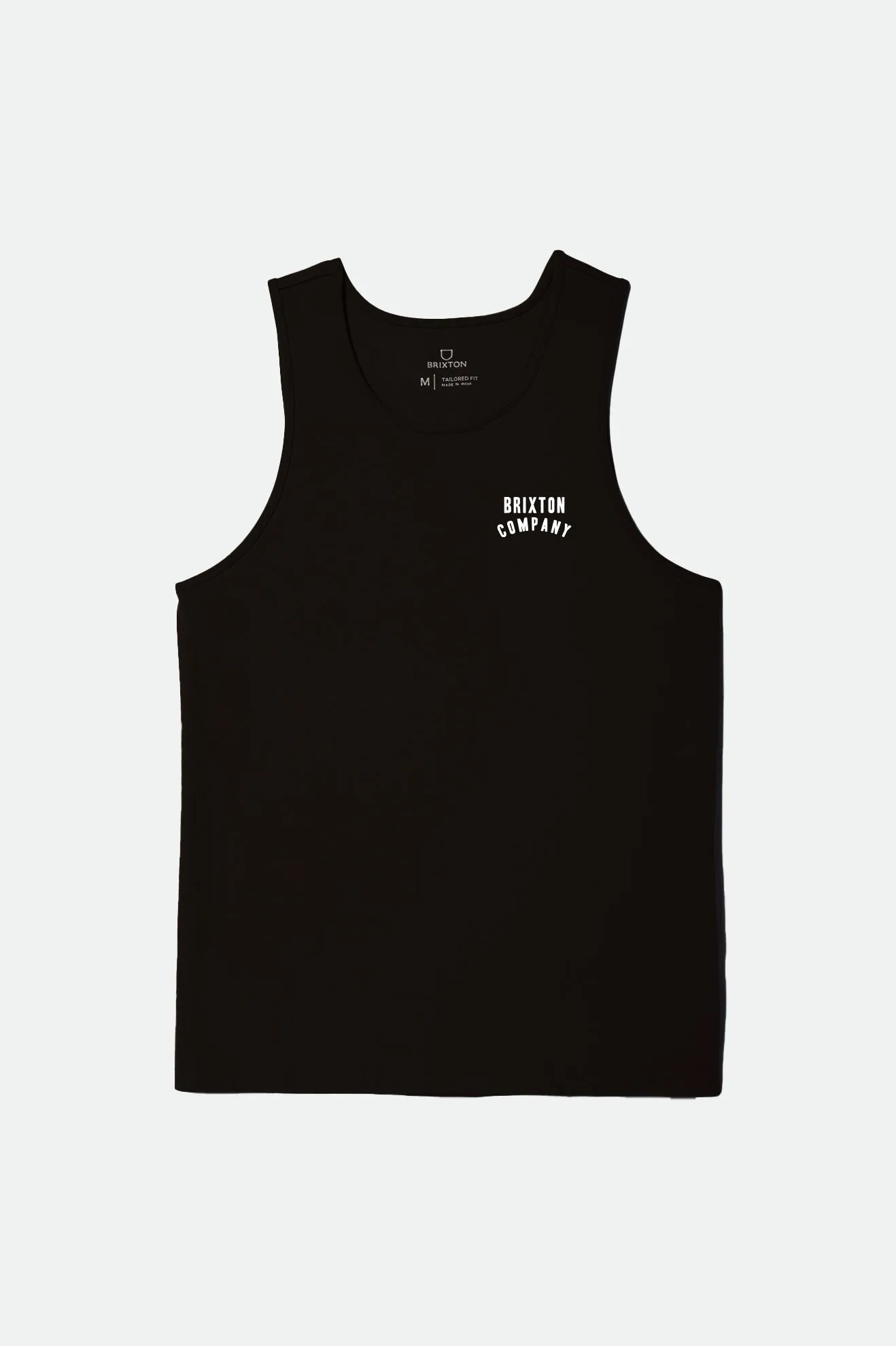 Woodburn Tank Top - Washed Black/White/White Weekend Look Sublimation Printed Collar