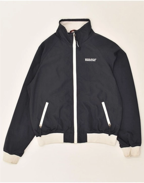 WOOLRICH Boys Bomber Jacket 11-12 Years Navy Blue packable Soft Shell