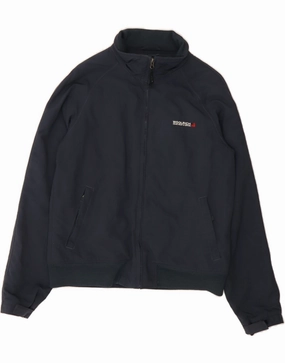 WOOLRICH Boys Bomber Jacket 13-14 Years Navy Blue short sleeved